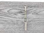 100 Silver Keyring Blanks Tone Key Open Key Chains Split Rings + 4 Link Tags - Image 2