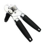 Can Opener Stainless Steel, Plastic Black, Silver