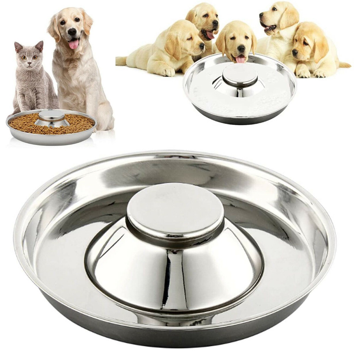 wp-image-avartek-1144.jpeg Pet'Adore Stainless Steel Puppy Feeding Bowl - 1.5 Litre - Image 1