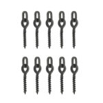 10 x 12mm Bait Screw Oval Loop Carp Chod Pop Up Rig Terminal Fishing Tackle