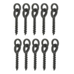 10 x 12mm Bait Screw Ring Carp Chod Pop Up Rig Terminal Fishing Tackle