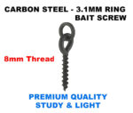 10 x 12mm Bait Screw Ring Carp Chod Pop Up Rig Terminal Fishing Tackle - Image 2