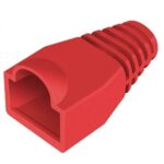 Boot for RJ45 Ethernet Network Cables - Red