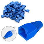 Boot for RJ45 Ethernet Network Cables - Blue [100 Pack]