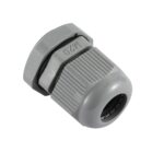 M20 IP68 Compression Cable Gland 6mm - 12mm with Locknut, Conduit Size 20mm - Grey - Image 2