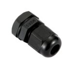 M12 IP68 Compression Cable Gland 3mm - 6.5mm with Locknut, Conduit Size 12mm - White - Image 2