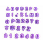 40 Plastic Alphabet Letter Number Mold DIY Fondant Cake Cutter Moulds Decor - Image 2