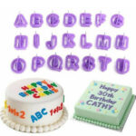 40 Plastic Alphabet Letter Number Mold DIY Fondant Cake Cutter Moulds Decor - Image 5