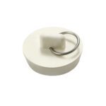 Plastic Sink/Bath Plug Stopper White - 45mm 1¾"