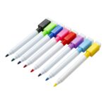 8 Magnetic Whiteboard Marker Colour Pens - Image 2