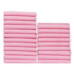50 Pack 40x50cm Diposable Changing Pads, Underpads Incontinence Bed Mats/Pads - Pink