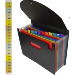 25 Pocket A-Z Month A4 Expanding File Month Concertina Accordion Folder Organiser Wallet - Image 3
