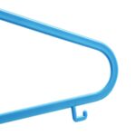 Blue Plastic Children's Clothes Hanger with Shoulder Notches - 29cm - Image 2