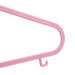 40 x Pink Plastic Children's Clothes Hangers with Shoulder Notches - 29cm - Image 3