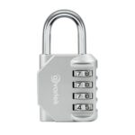 AVARTEK - All Weather Aluminium Combination Silver Padlock 30mm - Image 3