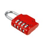 AVARTEK - All Weather Aluminium Combination Red Padlock 30mm - Image 5
