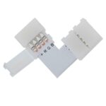 5050 LED 4 Pin L Shape 10mm Strip Light Corner Connector RGB - Image 2