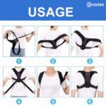 AVARTEK Adjustable Posture Corrector Back Shoulder Belt Lumbar Spine Support Body Brace Strap - Image 4