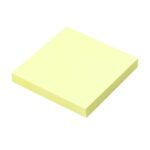 100 Sticky Notes Original Canary Yellow Removable Sticky Pad 76mm x 76mm