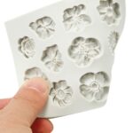 Silicone Flower Lace Fondant Mould Cake Rose Plants Decorating Baking Icing Mold