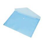 5 x A4 Plastic Wallets Stud Document Wallet Files Folders Filing School Office - Image 9