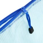 6 x A4 Plastic Zip File Bags Storage Document Folder Protective Wallet Pocket - Image 8