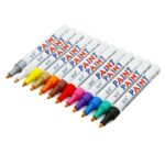 12 Acrylic Paint Marker Pen Set, Paint Pens for Rocks, Glass, Wood Plastic Stone