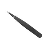 Tweezers Set 3 Piece Professional Stainless Steel Eyebrow Hair Pluckers + Case - Image 6