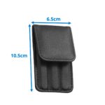 Tweezers Set 3 Piece Professional Stainless Steel Eyebrow Hair Pluckers + Case - Image 10