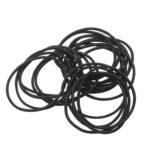 20 Black Hair Bands Elastics Bobbles Girls Kids School Ponies Ties