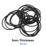 20 Black Hair Bands Elastics Bobbles Girls Kids School Ponies Ties - Image 3
