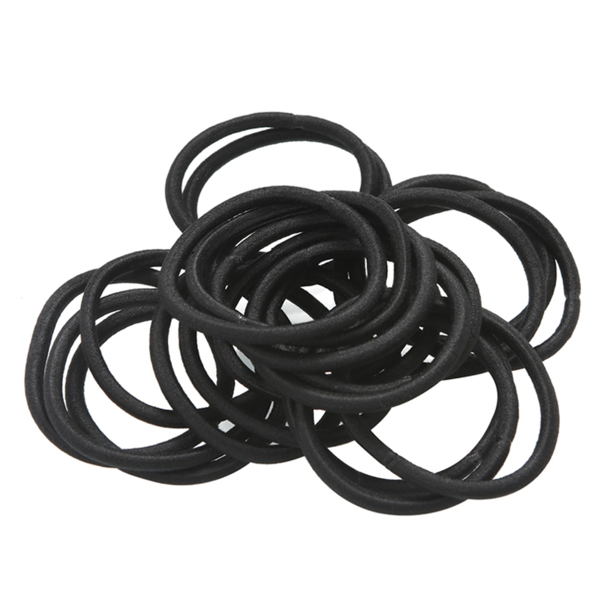 wp-image-avartek-2125.jpg 20 Thick Black Hair Bands Elastics Bobbles Girls Kids School Ponies Ties - Image 1