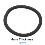 20 Thick Black Hair Bands Elastics Bobbles Girls Kids School Ponies Ties - Image 2