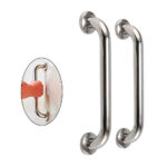 2 x 30cm Safety Bathroom Aid Bath Shower Hand Grip Grab Towel Rail Bar Handle (300mm) - Image 8