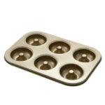 6 Cavity Donut Doughnut Muffin Soap Mould Ice Tray Baking Mould Cake Pan Maker