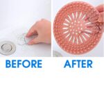 Hair Trap Shower Bath Plug Hole Waste Catcher Stopper Drain Sink Strainer Filter - Black - Image 3