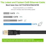FLAT 15m CAT8 SSTP Shielded 2000MHz 40Gbps High Speed Ethernet Cable RJ45 - Red - Image 10