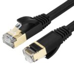 1m CAT7 High Speed Shielded Ethernet Cable 1000MHz 10Gbps RJ45 - Black
