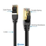 15m CAT8 High Speed Shielded Ethernet Cable 2000MHz 40Gbps RJ45 - Black - Image 9
