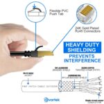 15m CAT8 High Speed Shielded Ethernet Cable 2000MHz 40Gbps RJ45 - Blue - Image 6