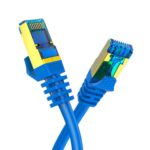 0.5m CAT7 High Speed Shielded Ethernet Cable 1000MHz 10Gbps RJ45 - Blue