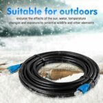 20m CAT6 High Speed Ethernet Cable - Black - Image 6