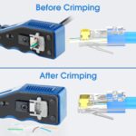 50 Pack RJ45 Pass Through Connectors Cat6, Ethernet RJ45 Plug for Cat6/Cat5/Cat5e UTP Solid & Stranded Network Cable - Image 3