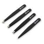 Tweezers Set Professional 4 - Piece Eyebrow Hair Beauty Pluckers Stainless Steel - Image 2