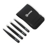 Tweezers Set Professional 4 - Piece Eyebrow Hair Beauty Pluckers Stainless Steel - Image 8