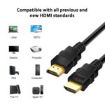 7.5m HDMI 2.0 4K High Speed 60Hz UHD HDR 18Gbps Premium Cable Lead - Black - Image 2
