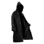 Waterproof Black Poncho Raincoat for Men / Women - Image 5