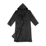 Waterproof Black Poncho Raincoat for Men / Women - Image 6