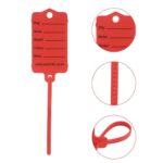 50 Self Locking Key Tags Keytags Garages Car Sales Workshops Caravans - Red - Image 2