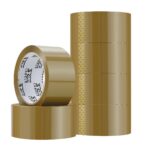 3REE Packaging Tape 48mm x 66m Brown Buff Pack of 6 - Image 4